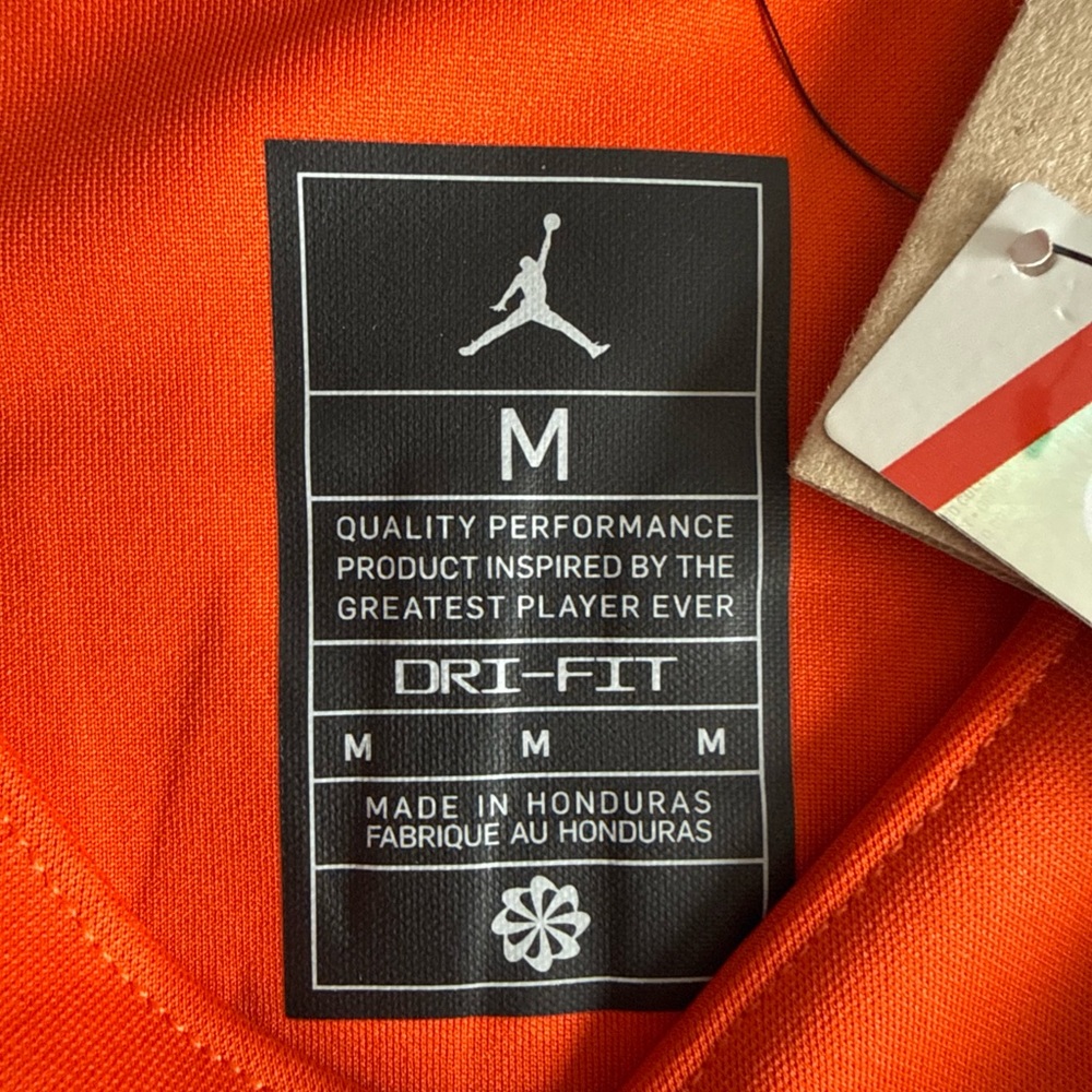 Jordan Orange and Blue Men's Jersey - Picture 4 of 7